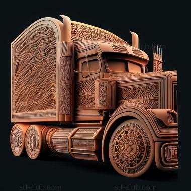 3D мадэль Kenworth W900 (STL)